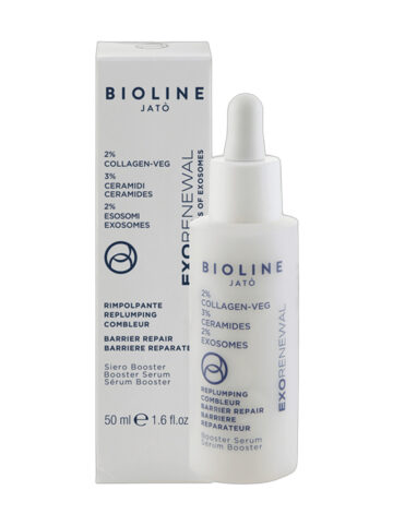 Экзосомальная сыворотка-бустер с растительным коллагеном 2% и церамидами 3% Bioline Jato EXORENEWAL  50 мл