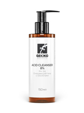 Очищающий гель с кислотами GECKO Acid Cleanser 8%