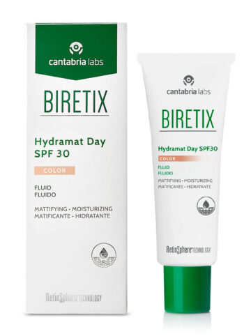 Дневной увлажняющий флюид с тоном BIRETIX Hydramat Colour day fluid SPF30, 50мл