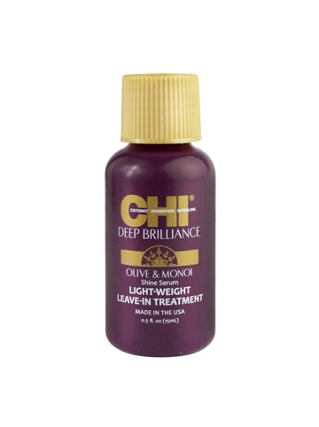 Несмываемая сыворотка для поврежденных волос на основе шелка CHI Deep Brilliance Olive & Monoi Shine Serum, 15мл