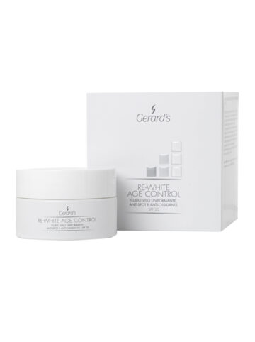 Флюид для лица отбеливающий GERARD'S Re-White Age Control SPF 20, 50ml