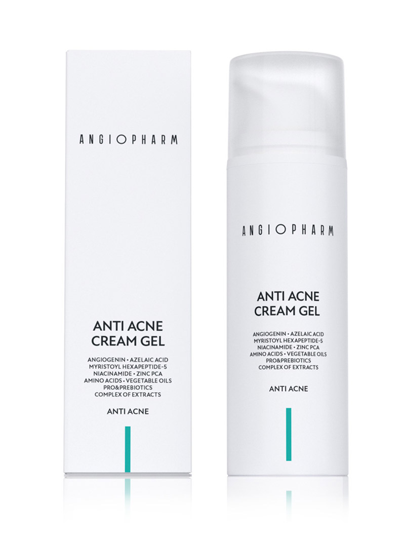 Крем-гель для проблемной кожи ANGIOPHARM Anti Acne