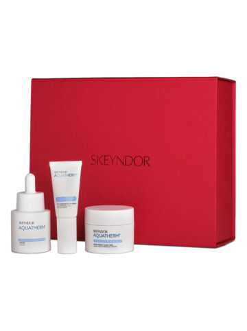 Подарочный набор SKEYNDOR AQUATHERM (Крем для норм и жирной кожи 50мл, Сыворотка 30мл, крем для век 15мл)