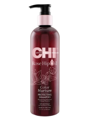 Шампунь для защиты окращенных волос с маслом щиповника Chi Rose Hip oil Color 340мл