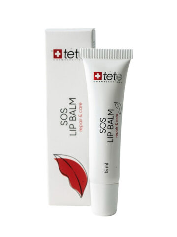 Восстанавливающий и высокопитательный бальзам для губ TeTe Cosmeceutical SOS Balm Lip, 15мл