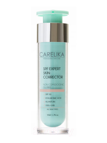 Тонирующий SPF-крем CARELIKA SPF50 Expert Skin Corrector