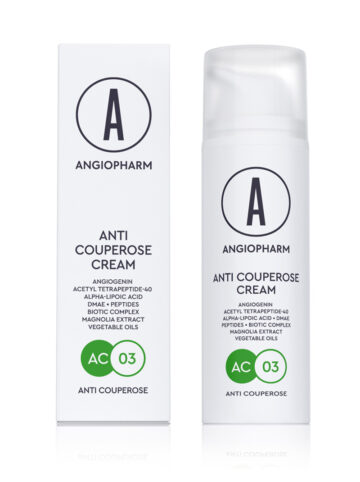 Антикуперозный крем для себопрофицитной кожи ANGIOPHARM ANTI COUPEROSE