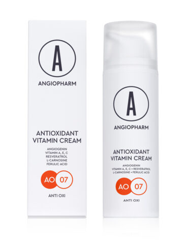 Антиоксидантный крем с витаминами А, Е, С ANGIOFARM ANTI OXI new