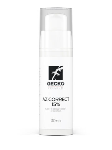 Крем с азелаиновой кислотой Gecko Az Correct 15%, 30 мл