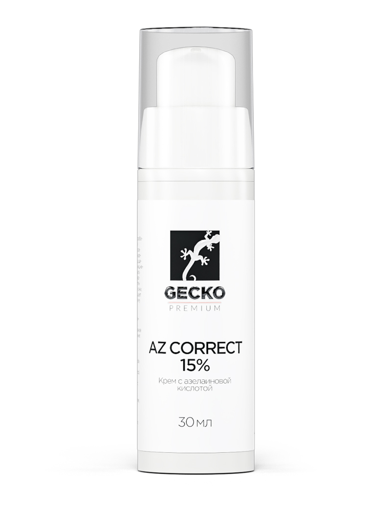 Крем с азелаиновой кислотой Gecko Az Correct 15%, 30 мл