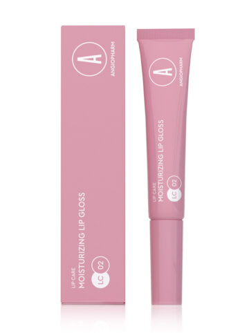 Увлажняющий блеск для губ ANGIOPHARM LIP CARE 02 (розовая вуаль), 10 мл