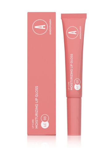 Увлажняющий блеск для губ ANGIOPHARM LIP CARE 03 (нежный персик), 10 мл