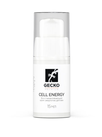 Восстанавливающий крем энергетик для век Gecko Cell Energy, 15 мл