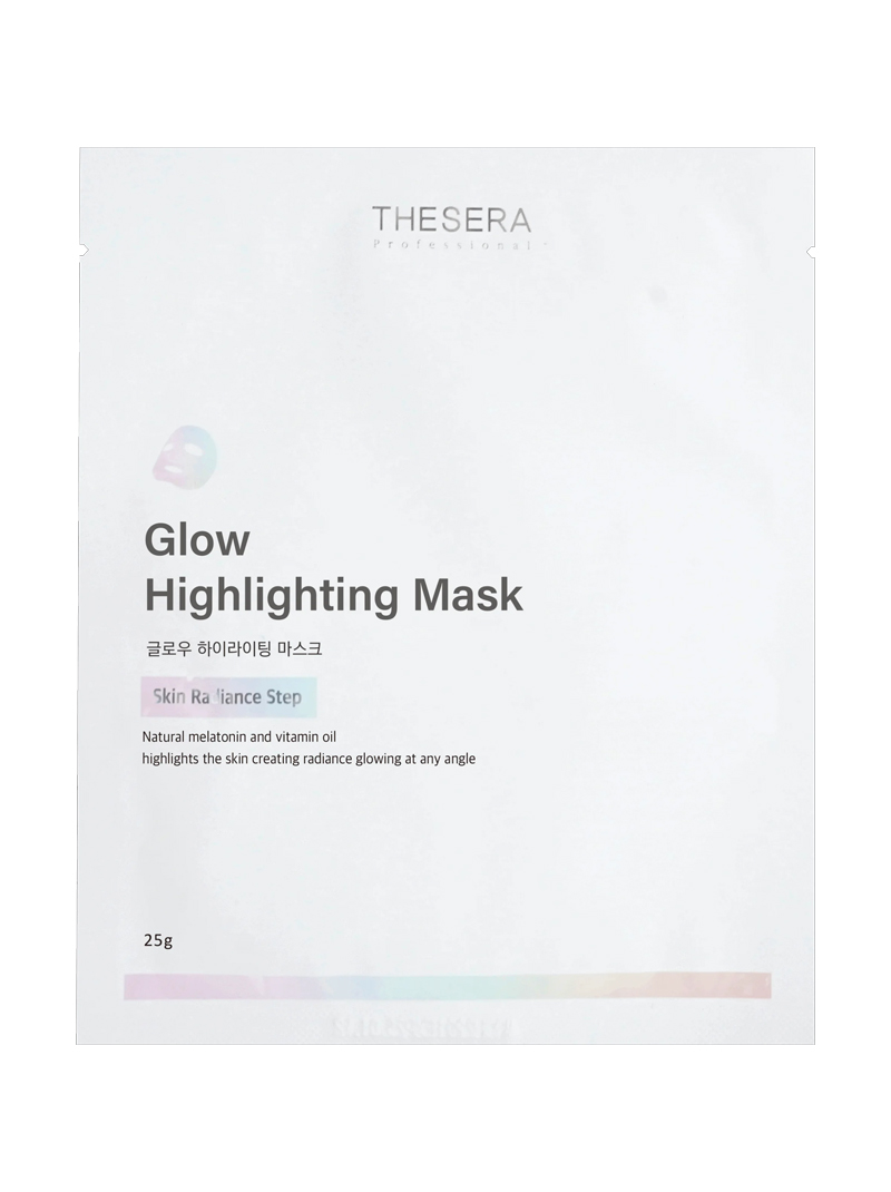 Биоцеллюлозная маска THESERA Glow Highlighting Mask, 25гр