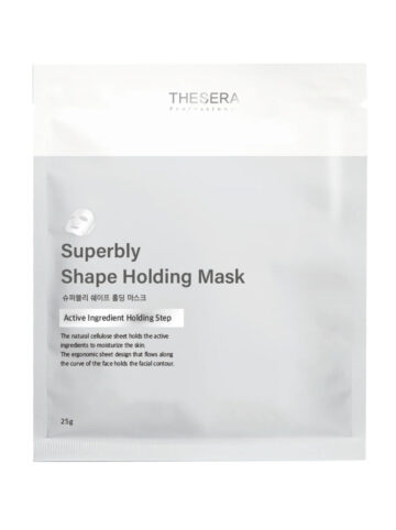 Тканевая маска из натуральной биоцеллюлозы THESERA Superbly Shape Holding Mask, 25гр